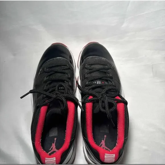 Size 11 - Nike Air Jordan 11 Retro Low Bred 2015 Men's Shoes - Picture 9 of 10